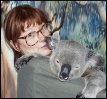 Hanna with koala