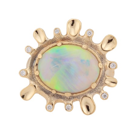 AK opal ring splash