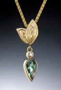 P603_Grn Tourmaline&Diamond