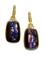 Yowah opal ear bobs--JR copy