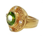 Julie peridot ring **