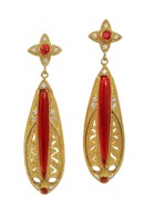 JR carnelian earrs