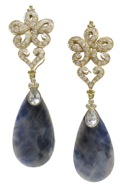Paula earrs w.zircon,sapph copy