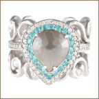 PF plat grey dia ring