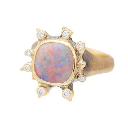 AK opal reds ring