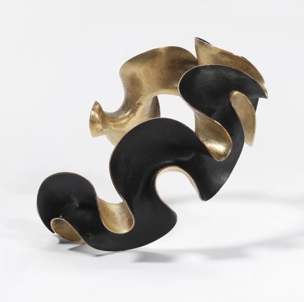 Bronze+&+22k+Ruffle+Cuff